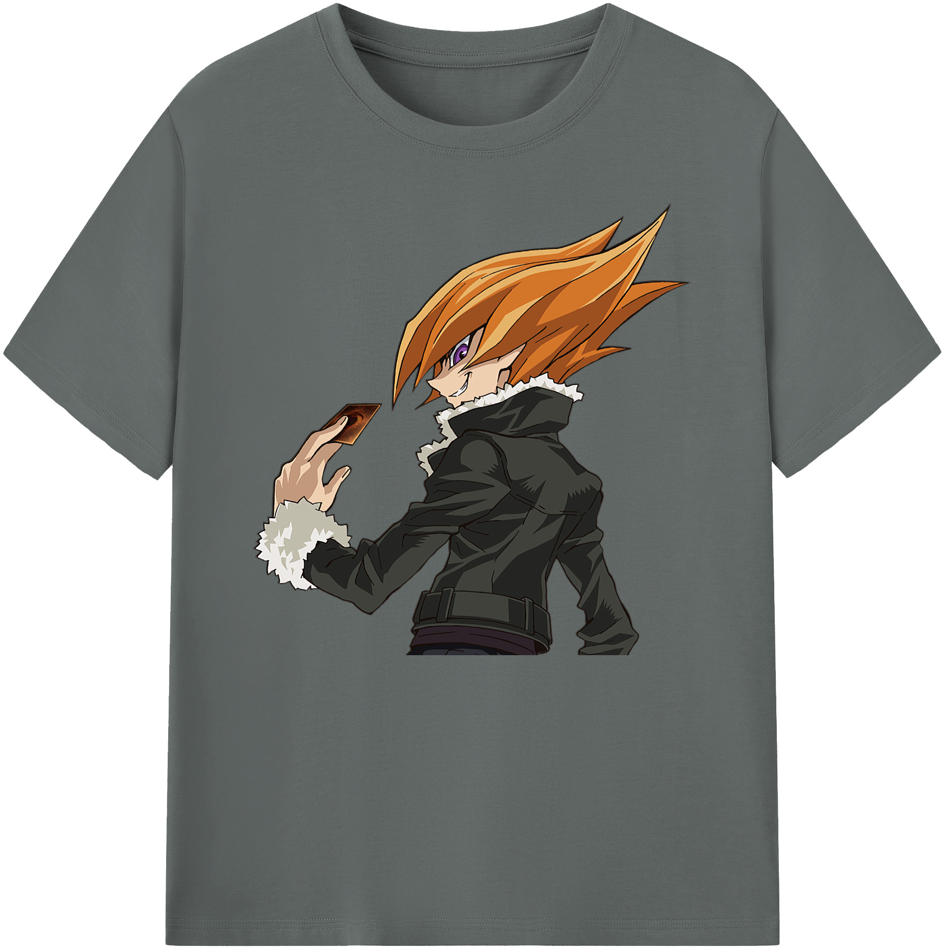 （画像用） 遊☆戯☆王 Yu-Gi-Oh! 綿100％ メンズ半袖Tシャツ｜肌触りやわらか＆通気性